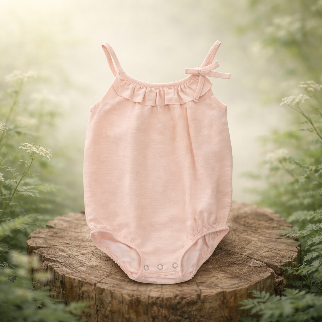 Süßer Hanf Rüschensuit – weich, bequem & nachhaltig 🌱