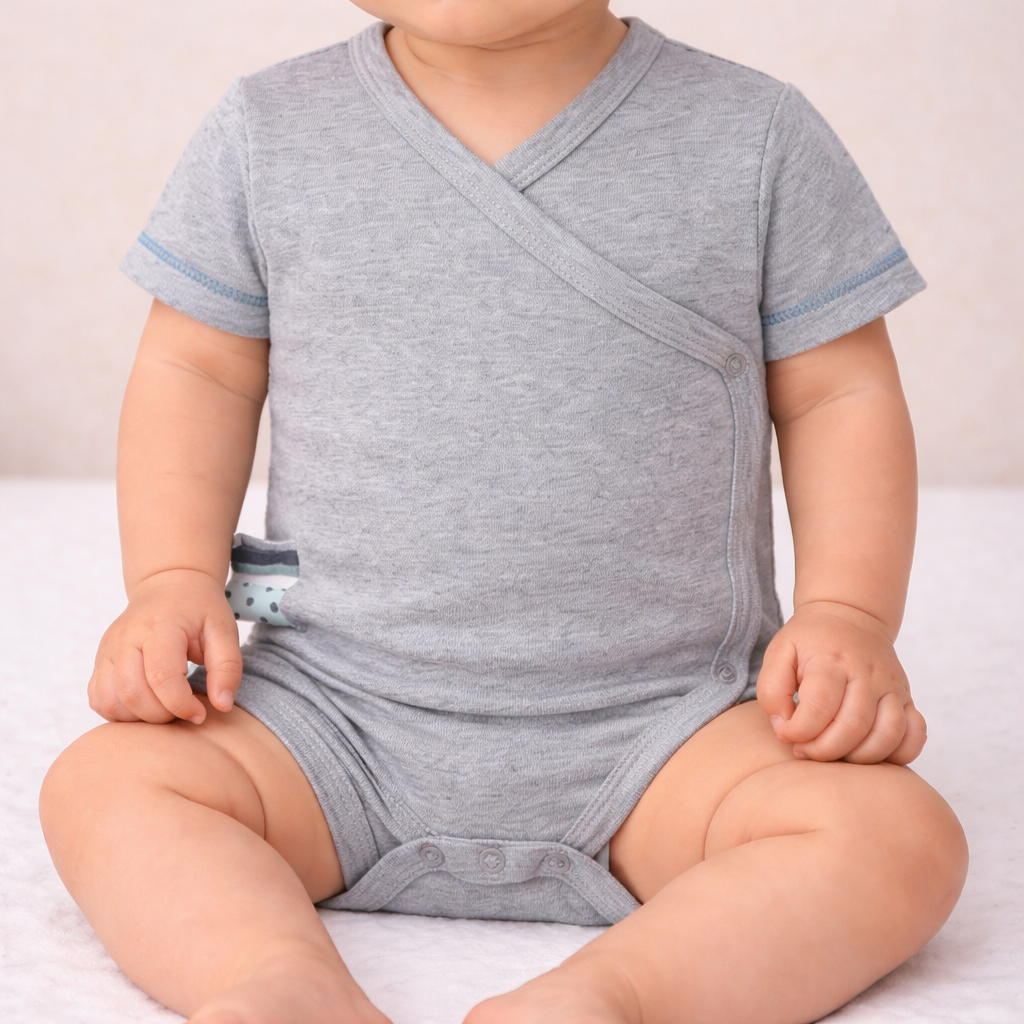 Kimono Body für Babys – einfach anzuziehen & hautfreundlich 👶