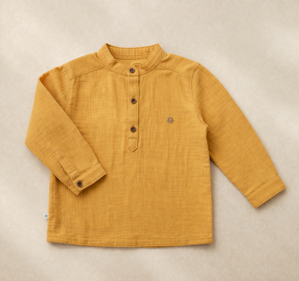 Musselin Baby Hemd – weich, atmungsaktiv & stilvoll 👶