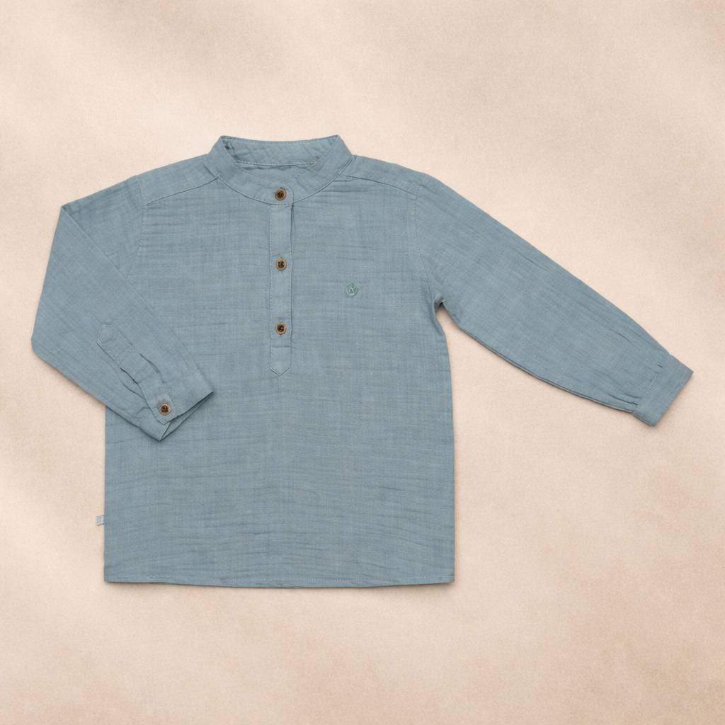 Musselin Baby Hemd – weich, atmungsaktiv & stilvoll 👶