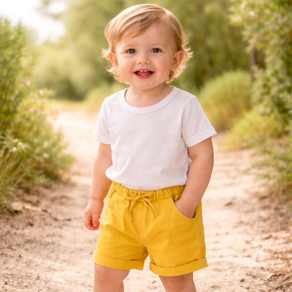 Leinen Baby Shorts – leicht, luftig & ideal für warme Tage ☀️