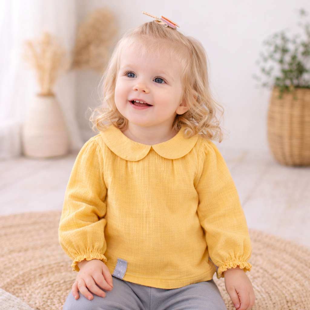 Musselin Baby Bodysuit – luftig, weich & perfekt für empfindliche Haut 🌱