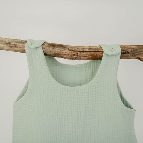 Sommer-Schlafsack aus Bio-Baumwolle – Mint