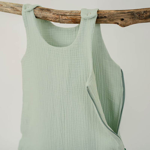Sommer-Schlafsack aus Bio-Baumwolle – Mint