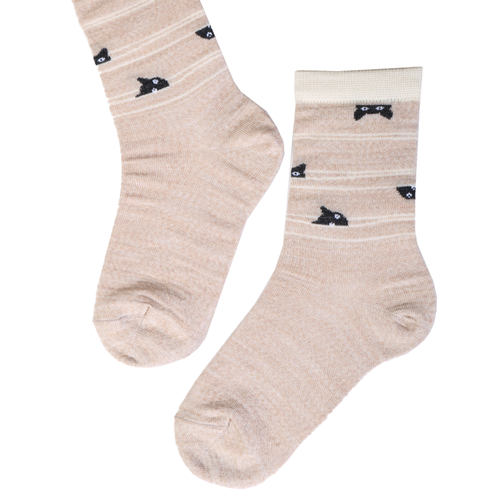 HIDDEN CAT Merino-Wollsocken für Kinder